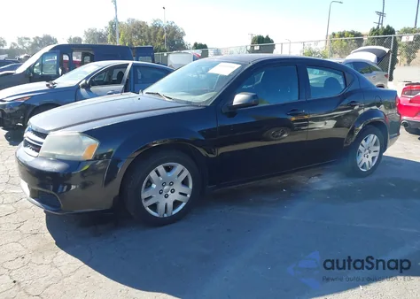 2013 Dodge Avenger Se z USA, uszkodzony, nr VIN 1C3CDZABXDN506213